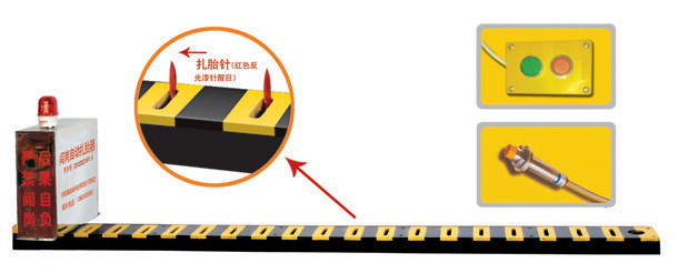 夏邑县V3嵌入式闯岗自动扎胎器/阻车器